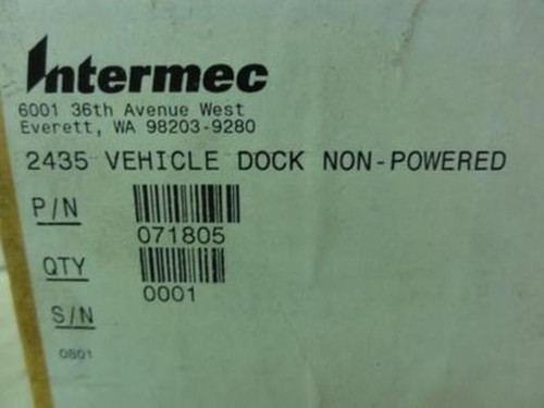 Intermec 71805; Vehicle Dock Non-Powered