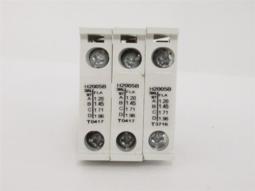 Eaton-Cutler Hammer H2005B-3; Lot-3 Heater Pack; 1.2-1.96FLA