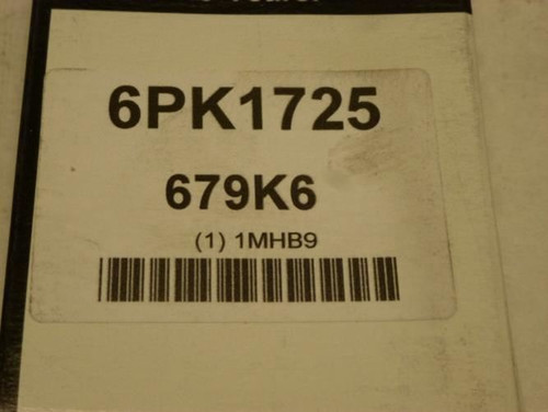 Bando 679K6; Serpentine Belt 6PK1725