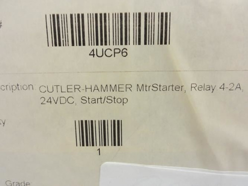 Eaton ECX09C1QBA; Starter 9A 3P 600VAC Max; Coil: 24V