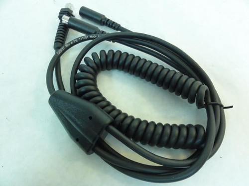 Datalogic CAB-437; Cable; KBW; PS/2; Coiled;  9' Length