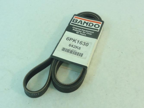 Bando 6PK1630; Serpentine Belt; 642K6; 6-ribs; 64.2" L; 1MHB1