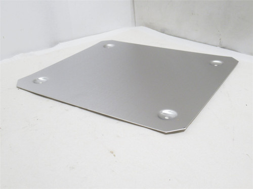Weigh-Tronix 106901899; Shroud Plate; SS; 12" x 13-1/2"