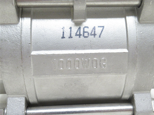 MFG- 86A-208-01; Full-Port Ball Valve; SS-316; 2" FNPS 1000WOG
