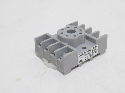 Allen-Bradley 700-HN125; Relay Socket; 10A; 300VAC; 8-Pin