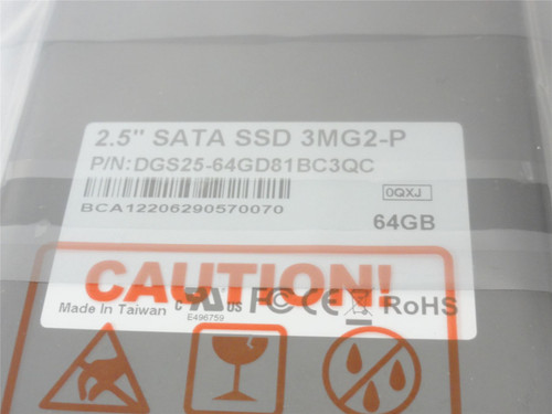 Innodisk DGS25-64GD81BC3QC; 2.5" SATA SSD 3MG2-P Flash Disk