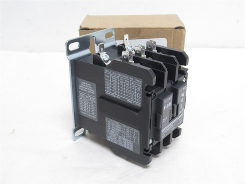 Eaton C25DND325B-GL; Contactor 25A 3P 600VAC; Coil 208-240VAC