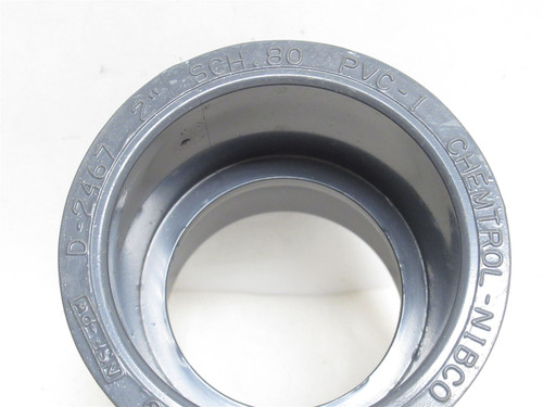 Nibco 829-020; PVC Pipe Coupler; 2" NPS; Sch: 80; 3-1/8" Long