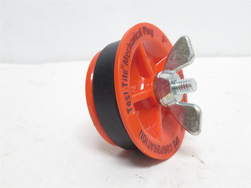 IPS 83593; Twist Mechanical Test Plug; Size: 3"; W/Wing Nut