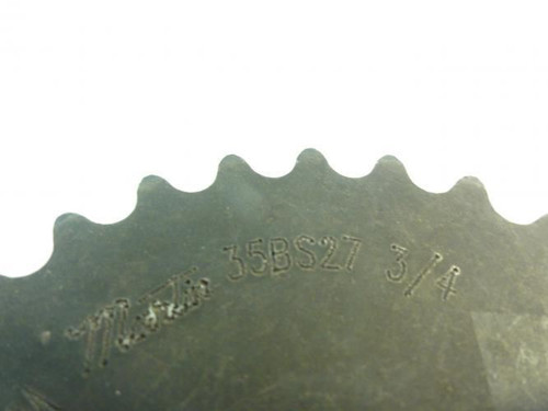 Martin 35BS27-3/4; Sprocket # 35; 27T; 3/4"ID