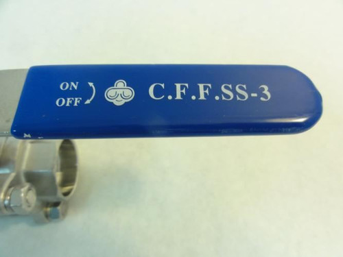 CFF SS-3; Ball Valve; SS; 1" Socket
