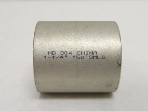 Industry-Std 1LRZ2; Pipe Coupler; SS-304; 1-1/4FNPT; Class: 150