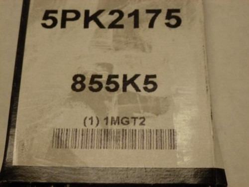 Bando 855K5; Serpentine Belt 5PK2175