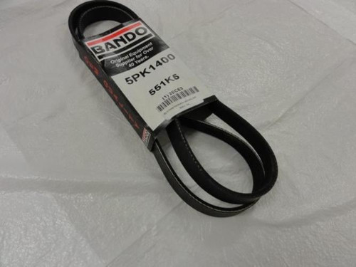 Bando 2ECE3; Serpentine Belt; 55.1"Long; 551K5; 5PK1400
