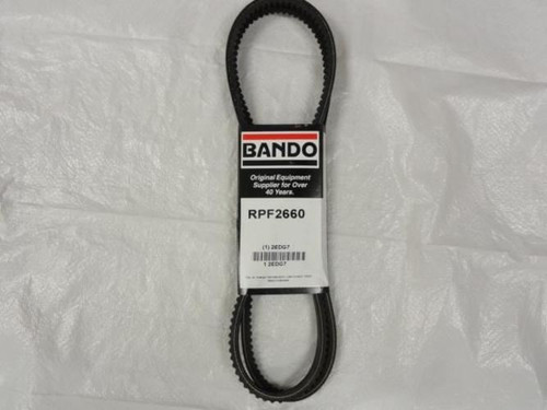Bando 2EDG7; Auto V-Belt; Industry Number RPF2660