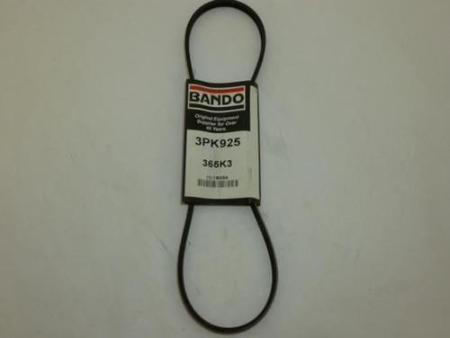 Bando 365K3;  Serpentine Belt; 3PK925