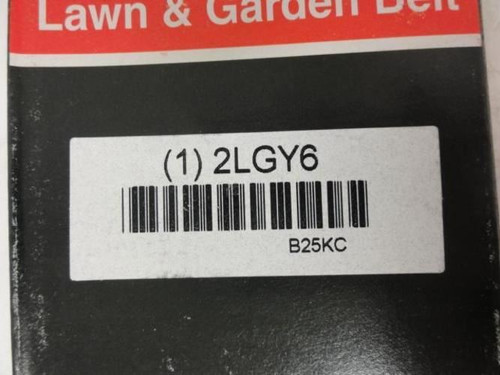 Bando 2LGY6; Agricultural V-Belt; L 31 In B25KC