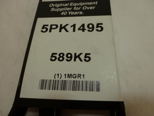 Bando 589K5; Serpentine Belt 5PK1495