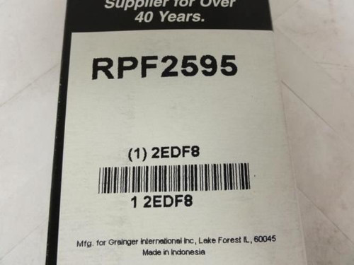 Bando 2EDF8; Auto V-Belt; Industry Number RPF2595