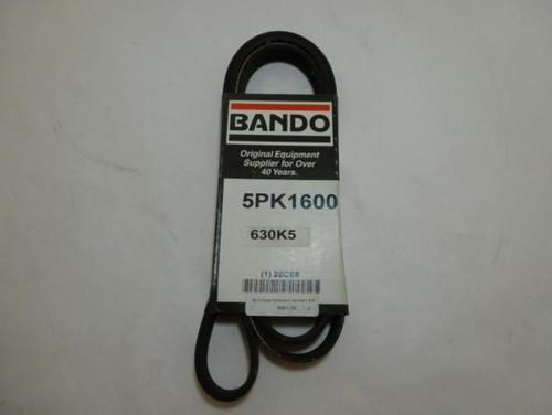Bando 630K5; Serpentine Belt; 5PK1600