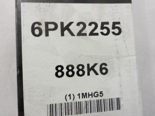 Bando 1MHG5; Serpentine Belt; 88.8"Long; Industry 888K6