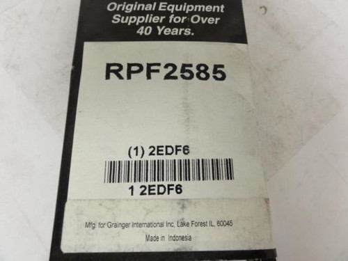 Bando RPF2585; Auto V-Belt; 2EDF6