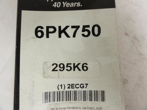 Bando MDL-Unkn86808; Serpentine Belt; Industry Number 295K6