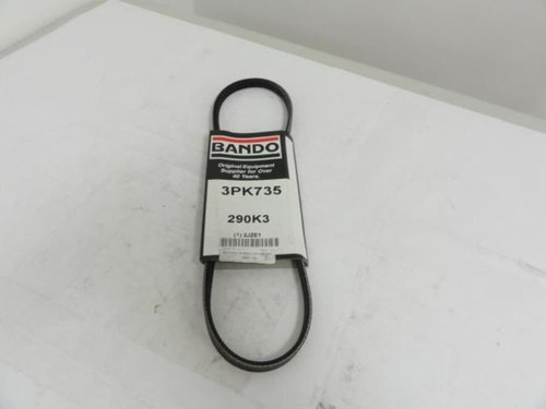 Bando 3PK735; Serpentine Belt; Industry Number 290K3