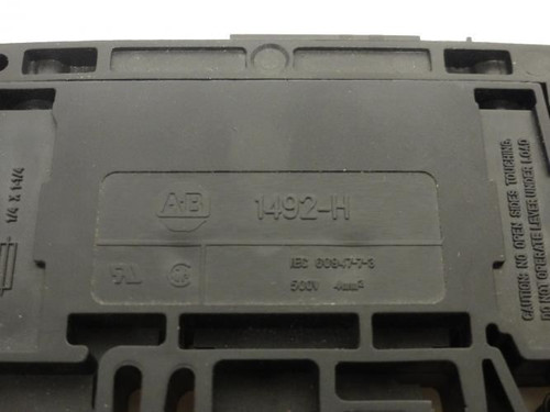 Allen-Bradley 1492-H; Terminal Block; 10-57V; 500V