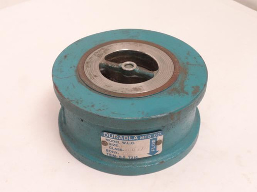 Durabla WLC-2"; Wafer Check Valve; Size: 2"; SS-316 Trim