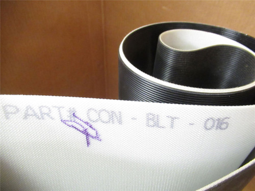 Ossid CON-BLT-016; Black Conveyor Belt 23" Wide; 64" Long