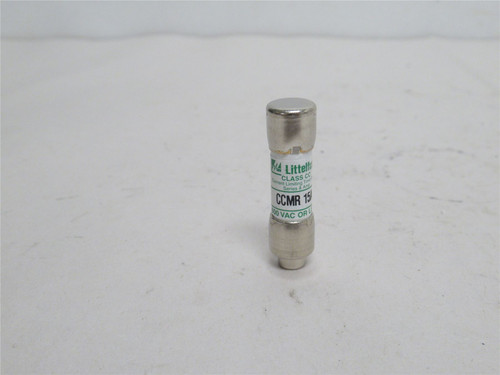 Littlefuse CCMR-15A; Dual Element Time Delay Fuse 15A; 600VAC