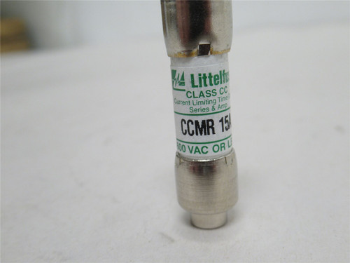 Littlefuse CCMR-15A; Dual Element Time Delay Fuse 15A; 600VAC