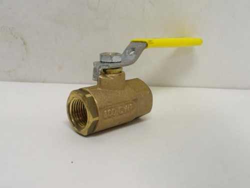 Dixon BBV150; Bronze Inline Ball Valve; 1/2FNPT; 600CWP