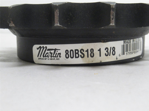 Martin 80BS18 1-3/8; Sprocket #80; 18 Teeth; 1-3/8"ID