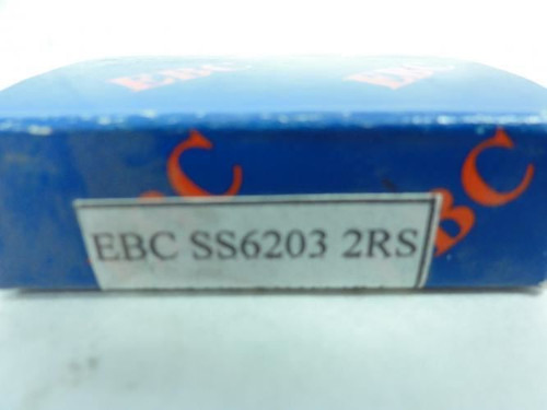 EBC SS6203-2RS; Ball Bearing; 17mm ID; 40mm OD; 12mm W