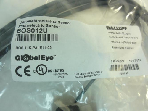 Balluff BOS012U; Photoelectric Sensor; 10-30VDC; 100mA
