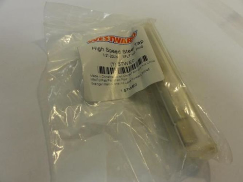 Westward 5TWE0; Tap; 1/2"-20UNF; 3 Flute; Plug