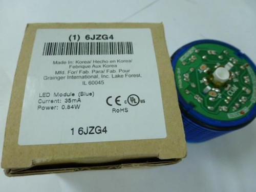 MFG- 6JZG4; Tower Light LED Module; 24VDC; 60mm; Blue