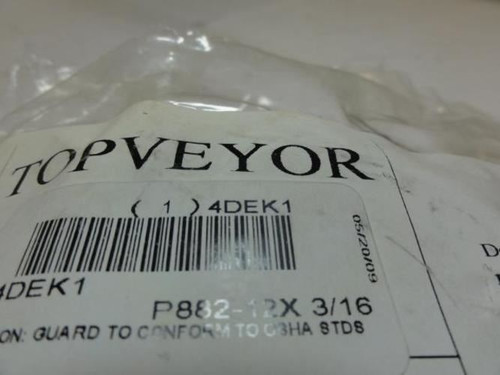 Topveyor 4DEK1; Drive Sprocket; Dia 1 3/16 In