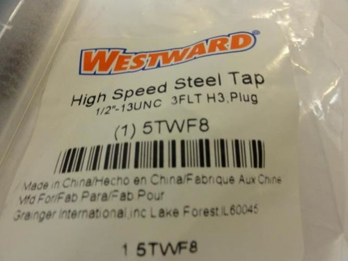Westward 5TWF8; Spiral Point Tap; 1/2-13; 3 Flute; SH50