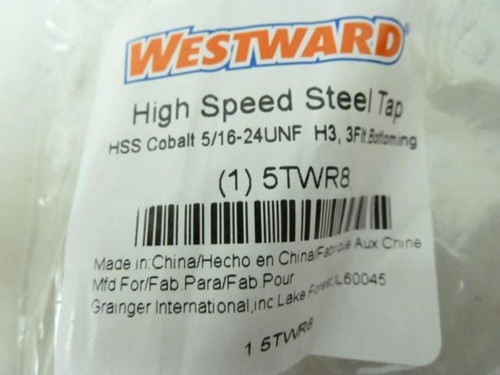 Westward 5TWR8; Spiral Flute Tap 5/16-24