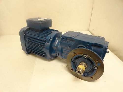 SEW KF37 DRN90S4/DH; Gearmotor 1.1Kw; 380-400V; 1762/221Rpm; 3Ph