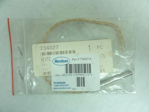 Nordson 734027A; Heater Cartridge; 1/4" X 2.75"; 230V; 75W