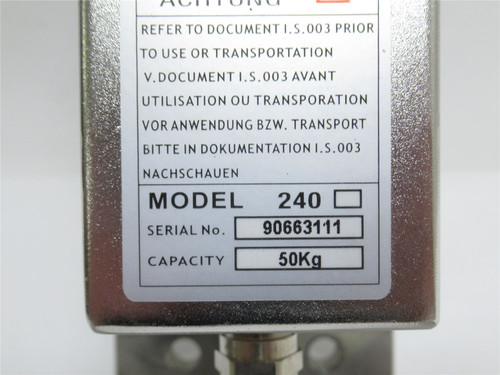 VPG 240-50; Fluid Damped; Single Point Load Cell; 50KG