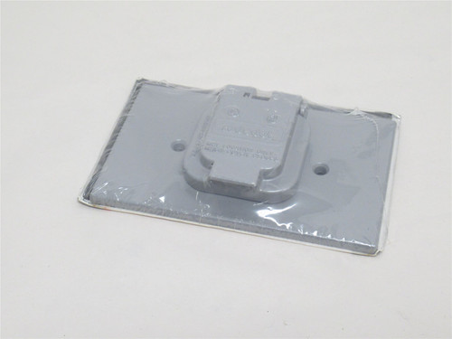 Red Dot WR104-CV; Weatherproof Cover; 1-Gang; Aluminum