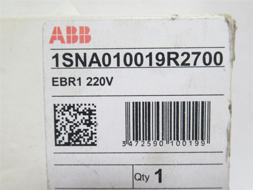 ABB 1SNA010019R2700; Rectifier EBR1; 220V; Entrelec 10019.27