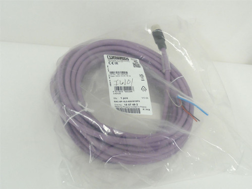 Phoenix Contact 1507492; Cordset; SAC-5P-10;0-920/M12FS