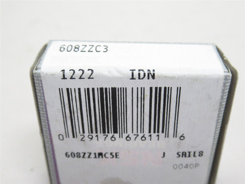 NSK 608ZZC3; Ball Bearing 8mmID x 22mmOD x 7mm Width
