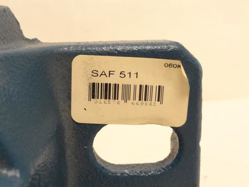 SKF SAF 511; Split Pillow Block Housing; 2-Bolt; Cast Iron